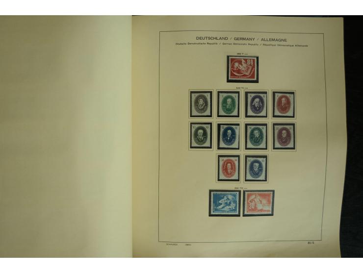 1945/2012, ungebrauchte/postfrische und gestempelte Sammlung, dabei Bizone mit besseren u.a. Mi.-Nr. 93I XG gestempelt mit Fo