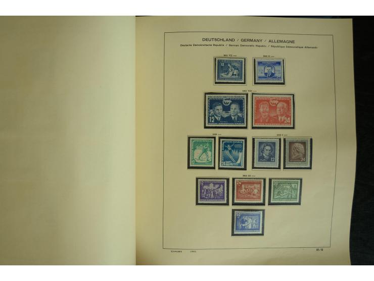 1945/2012, ungebrauchte/postfrische und gestempelte Sammlung, dabei Bizone mit besseren u.a. Mi.-Nr. 93I XG gestempelt mit Fo