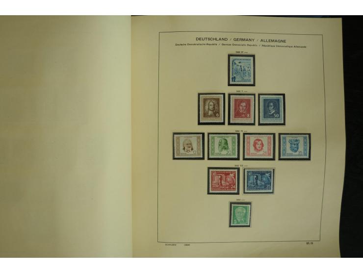 1945/2012, ungebrauchte/postfrische und gestempelte Sammlung, dabei Bizone mit besseren u.a. Mi.-Nr. 93I XG gestempelt mit Fo