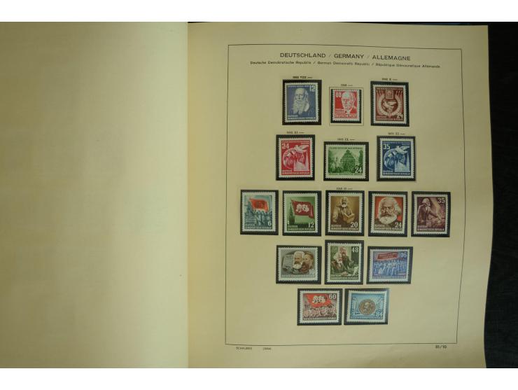1945/2012, ungebrauchte/postfrische und gestempelte Sammlung, dabei Bizone mit besseren u.a. Mi.-Nr. 93I XG gestempelt mit Fo