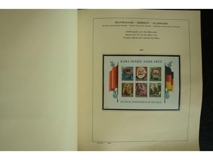 1945/2012, ungebrauchte/postfrische und gestempelte Sammlung, dabei Bizone mit besseren u.a. Mi.-Nr. 93I XG gestempelt mit Fo