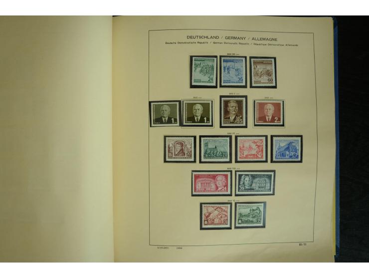 1945/2012, ungebrauchte/postfrische und gestempelte Sammlung, dabei Bizone mit besseren u.a. Mi.-Nr. 93I XG gestempelt mit Fo