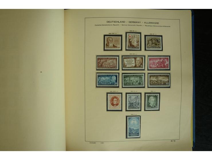 1945/2012, ungebrauchte/postfrische und gestempelte Sammlung, dabei Bizone mit besseren u.a. Mi.-Nr. 93I XG gestempelt mit Fo