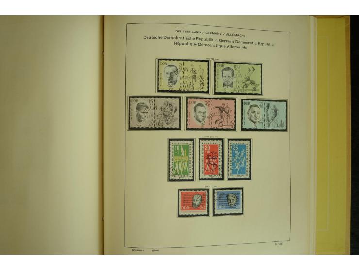 1945/2012, ungebrauchte/postfrische und gestempelte Sammlung, dabei Bizone mit besseren u.a. Mi.-Nr. 93I XG gestempelt mit Fo