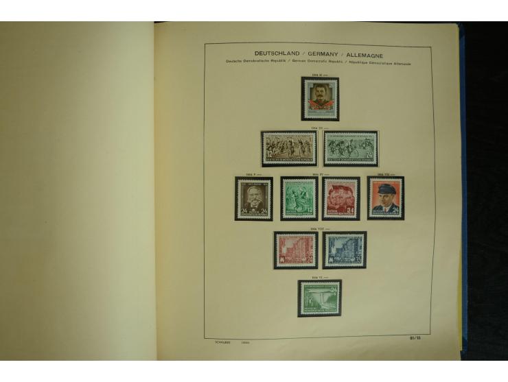 1945/2012, ungebrauchte/postfrische und gestempelte Sammlung, dabei Bizone mit besseren u.a. Mi.-Nr. 93I XG gestempelt mit Fo