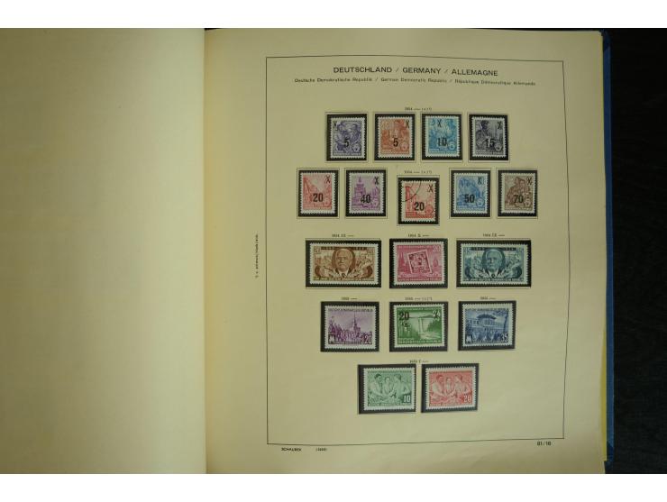 1945/2012, ungebrauchte/postfrische und gestempelte Sammlung, dabei Bizone mit besseren u.a. Mi.-Nr. 93I XG gestempelt mit Fo
