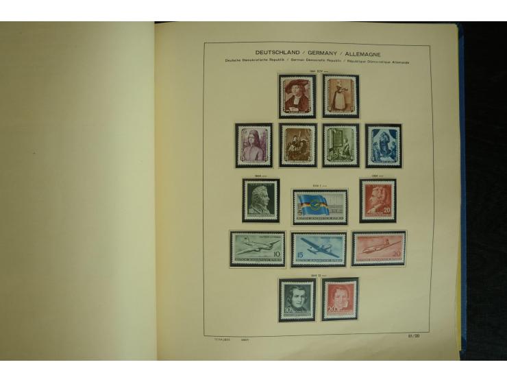 1945/2012, ungebrauchte/postfrische und gestempelte Sammlung, dabei Bizone mit besseren u.a. Mi.-Nr. 93I XG gestempelt mit Fo