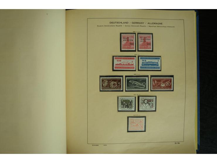 1945/2012, ungebrauchte/postfrische und gestempelte Sammlung, dabei Bizone mit besseren u.a. Mi.-Nr. 93I XG gestempelt mit Fo