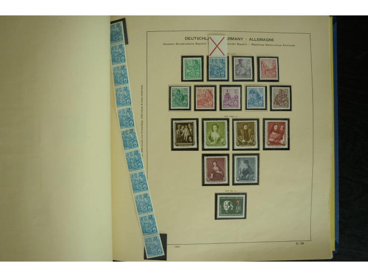 1945/2012, ungebrauchte/postfrische und gestempelte Sammlung, dabei Bizone mit besseren u.a. Mi.-Nr. 93I XG gestempelt mit Fo