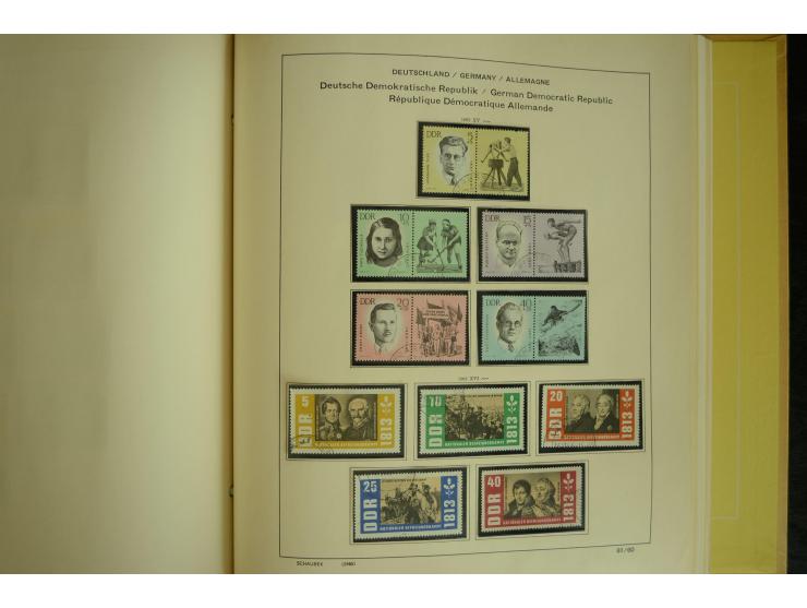 1945/2012, ungebrauchte/postfrische und gestempelte Sammlung, dabei Bizone mit besseren u.a. Mi.-Nr. 93I XG gestempelt mit Fo
