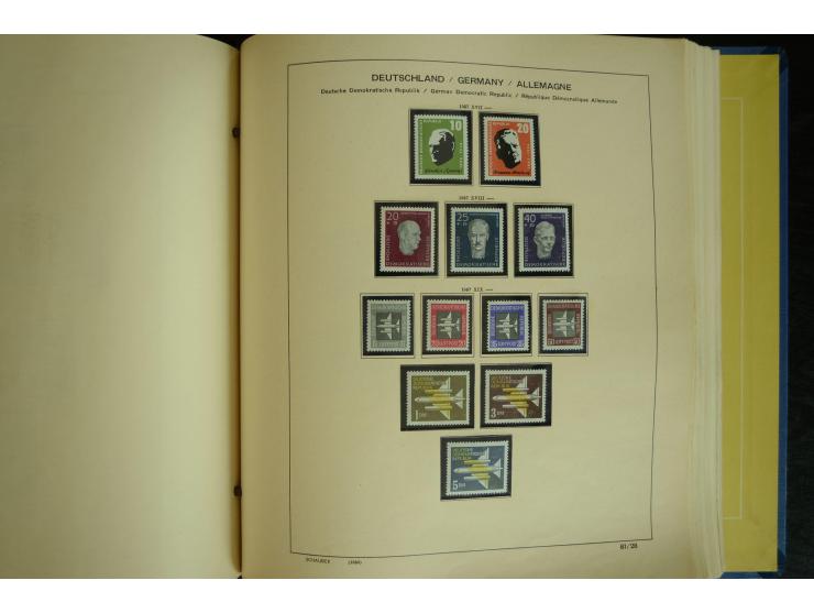 1945/2012, ungebrauchte/postfrische und gestempelte Sammlung, dabei Bizone mit besseren u.a. Mi.-Nr. 93I XG gestempelt mit Fo
