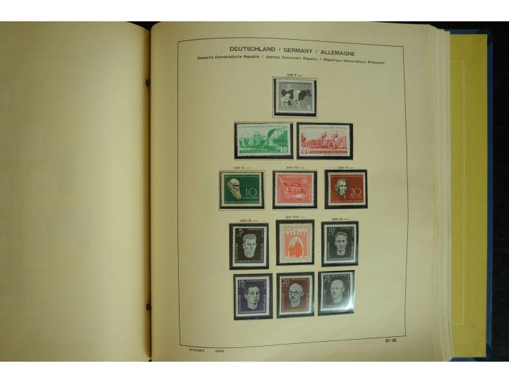 1945/2012, ungebrauchte/postfrische und gestempelte Sammlung, dabei Bizone mit besseren u.a. Mi.-Nr. 93I XG gestempelt mit Fo