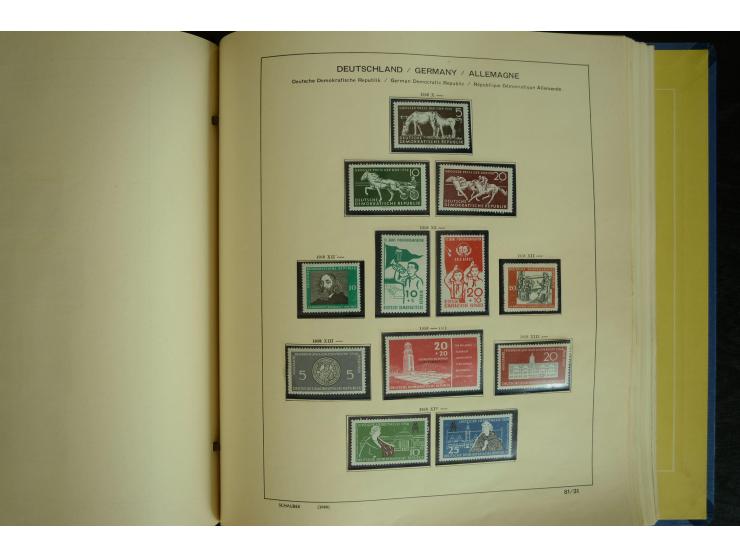 1945/2012, ungebrauchte/postfrische und gestempelte Sammlung, dabei Bizone mit besseren u.a. Mi.-Nr. 93I XG gestempelt mit Fo