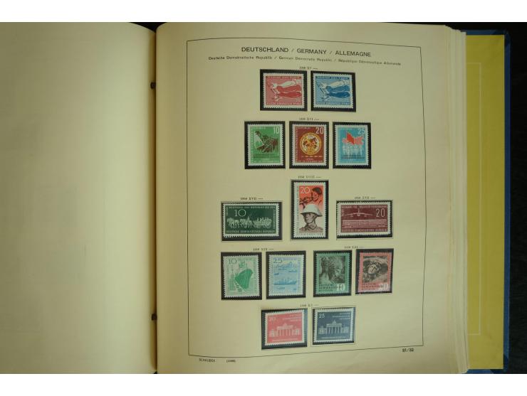 1945/2012, ungebrauchte/postfrische und gestempelte Sammlung, dabei Bizone mit besseren u.a. Mi.-Nr. 93I XG gestempelt mit Fo