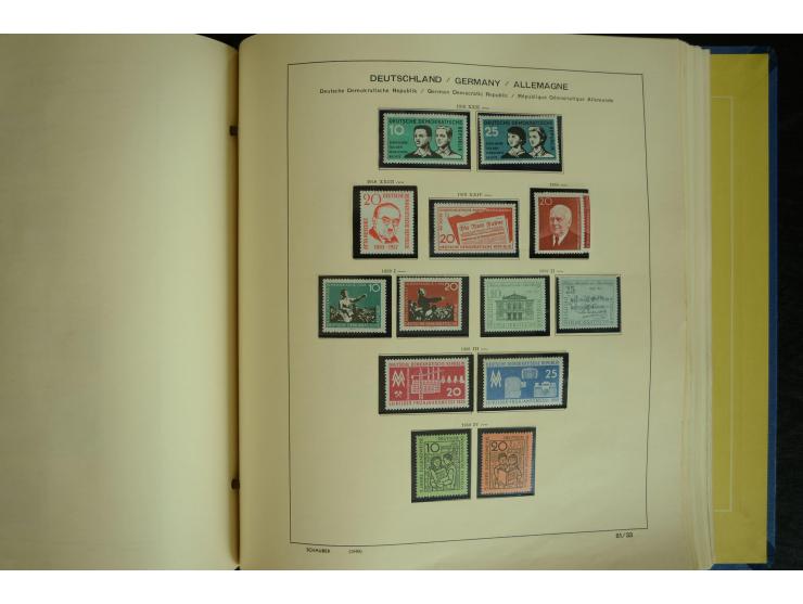 1945/2012, ungebrauchte/postfrische und gestempelte Sammlung, dabei Bizone mit besseren u.a. Mi.-Nr. 93I XG gestempelt mit Fo