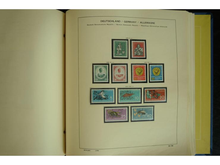 1945/2012, ungebrauchte/postfrische und gestempelte Sammlung, dabei Bizone mit besseren u.a. Mi.-Nr. 93I XG gestempelt mit Fo
