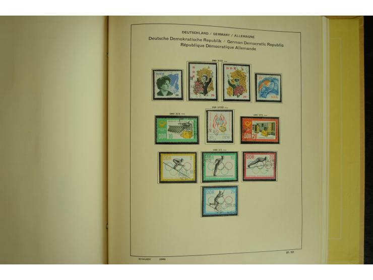 1945/2012, ungebrauchte/postfrische und gestempelte Sammlung, dabei Bizone mit besseren u.a. Mi.-Nr. 93I XG gestempelt mit Fo