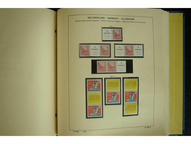 1945/2012, ungebrauchte/postfrische und gestempelte Sammlung, dabei Bizone mit besseren u.a. Mi.-Nr. 93I XG gestempelt mit Fo