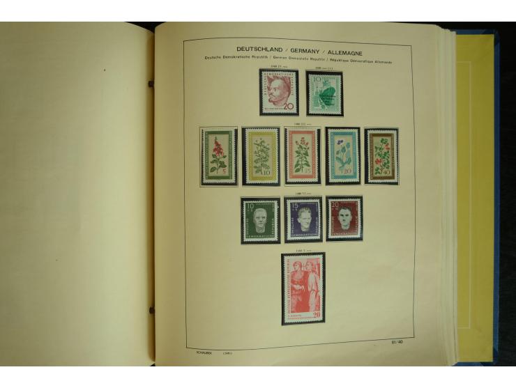1945/2012, ungebrauchte/postfrische und gestempelte Sammlung, dabei Bizone mit besseren u.a. Mi.-Nr. 93I XG gestempelt mit Fo