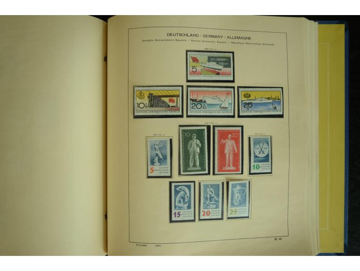 1945/2012, ungebrauchte/postfrische und gestempelte Sammlung, dabei Bizone mit besseren u.a. Mi.-Nr. 93I XG gestempelt mit Fo