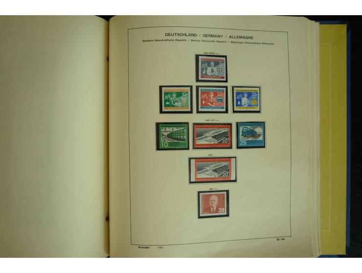 1945/2012, ungebrauchte/postfrische und gestempelte Sammlung, dabei Bizone mit besseren u.a. Mi.-Nr. 93I XG gestempelt mit Fo