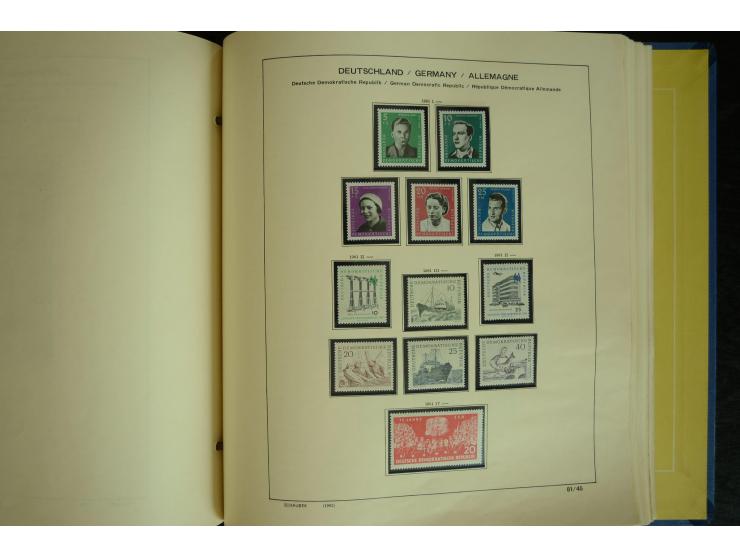 1945/2012, ungebrauchte/postfrische und gestempelte Sammlung, dabei Bizone mit besseren u.a. Mi.-Nr. 93I XG gestempelt mit Fo