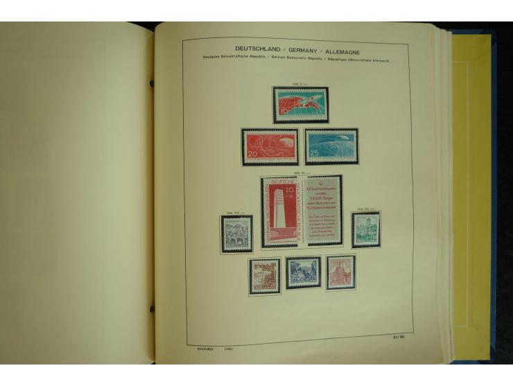 1945/2012, ungebrauchte/postfrische und gestempelte Sammlung, dabei Bizone mit besseren u.a. Mi.-Nr. 93I XG gestempelt mit Fo