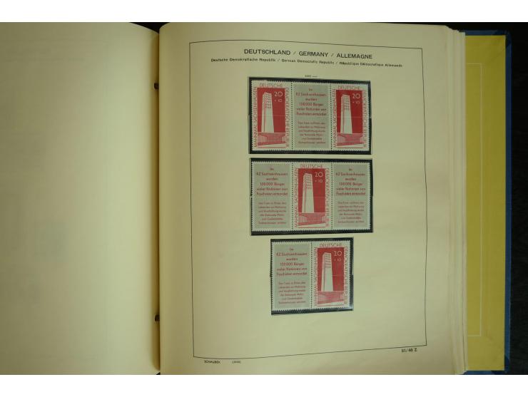 1945/2012, ungebrauchte/postfrische und gestempelte Sammlung, dabei Bizone mit besseren u.a. Mi.-Nr. 93I XG gestempelt mit Fo