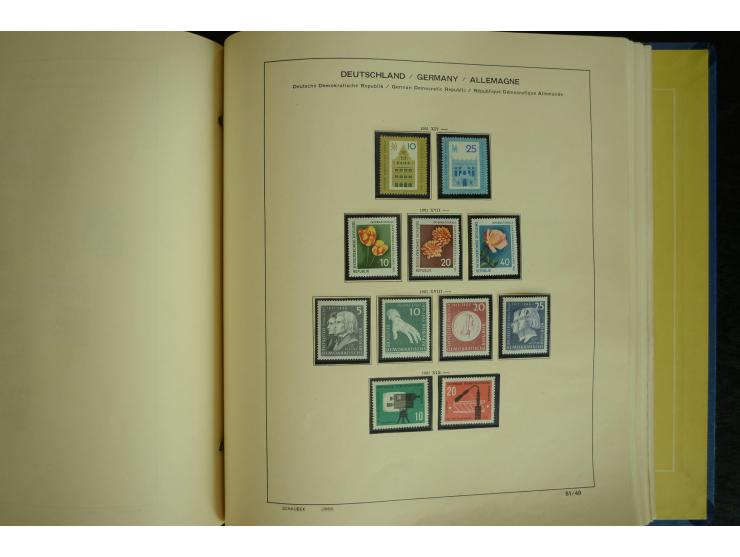 1945/2012, ungebrauchte/postfrische und gestempelte Sammlung, dabei Bizone mit besseren u.a. Mi.-Nr. 93I XG gestempelt mit Fo