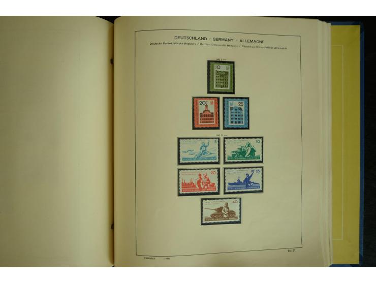 1945/2012, ungebrauchte/postfrische und gestempelte Sammlung, dabei Bizone mit besseren u.a. Mi.-Nr. 93I XG gestempelt mit Fo