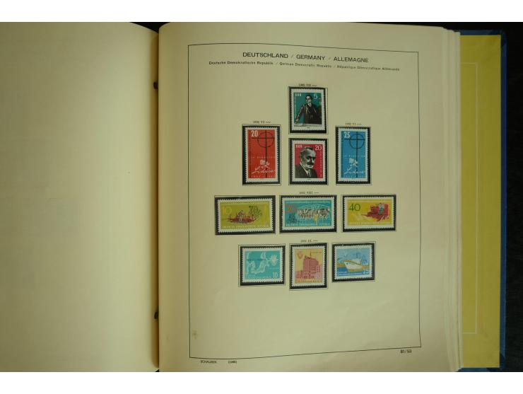 1945/2012, ungebrauchte/postfrische und gestempelte Sammlung, dabei Bizone mit besseren u.a. Mi.-Nr. 93I XG gestempelt mit Fo