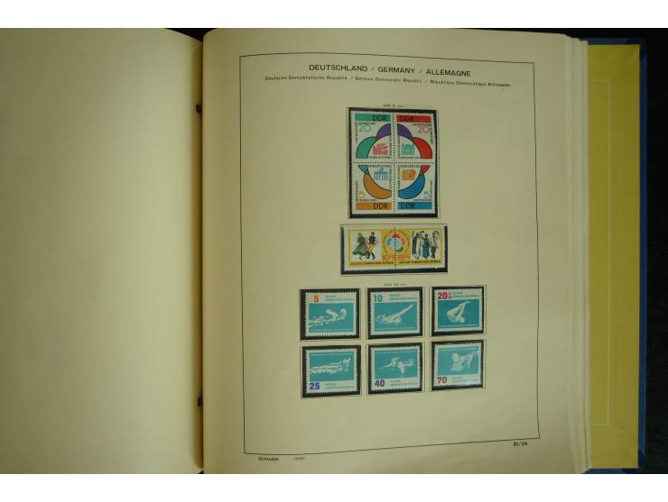 1945/2012, ungebrauchte/postfrische und gestempelte Sammlung, dabei Bizone mit besseren u.a. Mi.-Nr. 93I XG gestempelt mit Fo