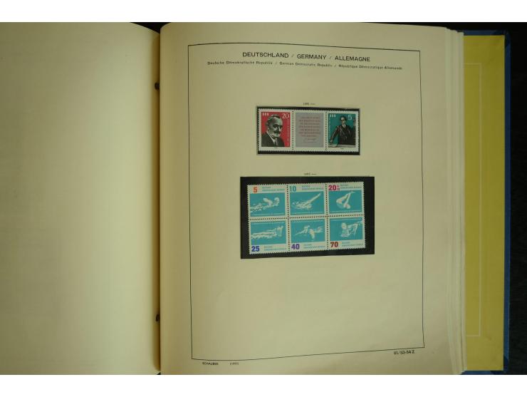 1945/2012, ungebrauchte/postfrische und gestempelte Sammlung, dabei Bizone mit besseren u.a. Mi.-Nr. 93I XG gestempelt mit Fo