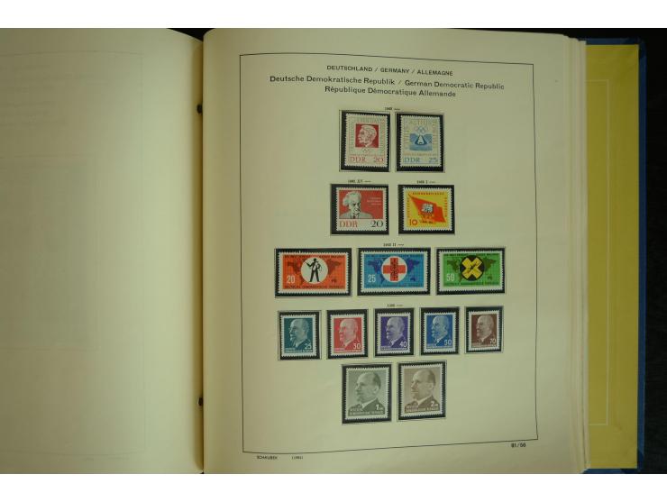 1945/2012, ungebrauchte/postfrische und gestempelte Sammlung, dabei Bizone mit besseren u.a. Mi.-Nr. 93I XG gestempelt mit Fo
