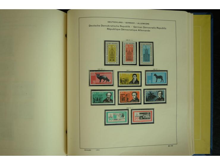 1945/2012, ungebrauchte/postfrische und gestempelte Sammlung, dabei Bizone mit besseren u.a. Mi.-Nr. 93I XG gestempelt mit Fo