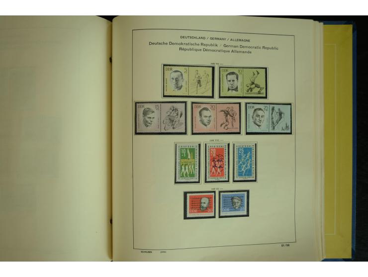 1945/2012, ungebrauchte/postfrische und gestempelte Sammlung, dabei Bizone mit besseren u.a. Mi.-Nr. 93I XG gestempelt mit Fo