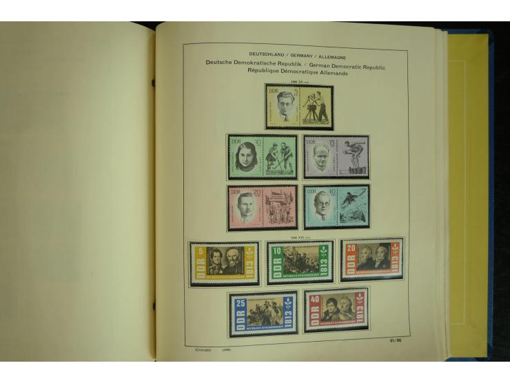 1945/2012, ungebrauchte/postfrische und gestempelte Sammlung, dabei Bizone mit besseren u.a. Mi.-Nr. 93I XG gestempelt mit Fo
