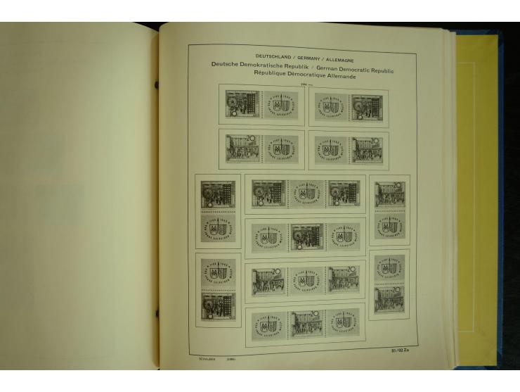 1945/2012, ungebrauchte/postfrische und gestempelte Sammlung, dabei Bizone mit besseren u.a. Mi.-Nr. 93I XG gestempelt mit Fo