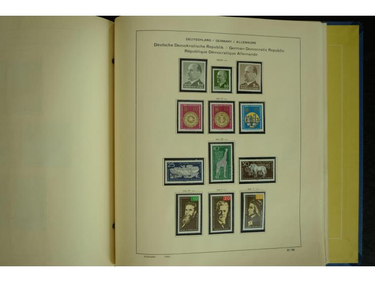 1945/2012, ungebrauchte/postfrische und gestempelte Sammlung, dabei Bizone mit besseren u.a. Mi.-Nr. 93I XG gestempelt mit Fo