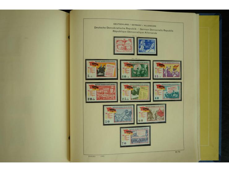 1945/2012, ungebrauchte/postfrische und gestempelte Sammlung, dabei Bizone mit besseren u.a. Mi.-Nr. 93I XG gestempelt mit Fo