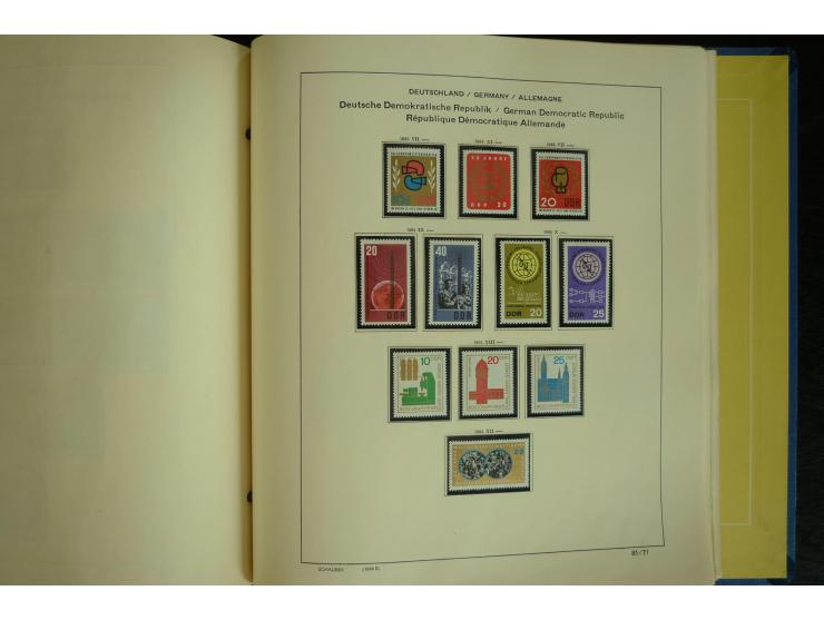 1945/2012, ungebrauchte/postfrische und gestempelte Sammlung, dabei Bizone mit besseren u.a. Mi.-Nr. 93I XG gestempelt mit Fo