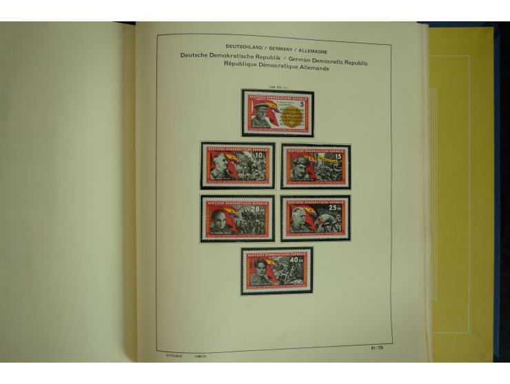 1945/2012, ungebrauchte/postfrische und gestempelte Sammlung, dabei Bizone mit besseren u.a. Mi.-Nr. 93I XG gestempelt mit Fo