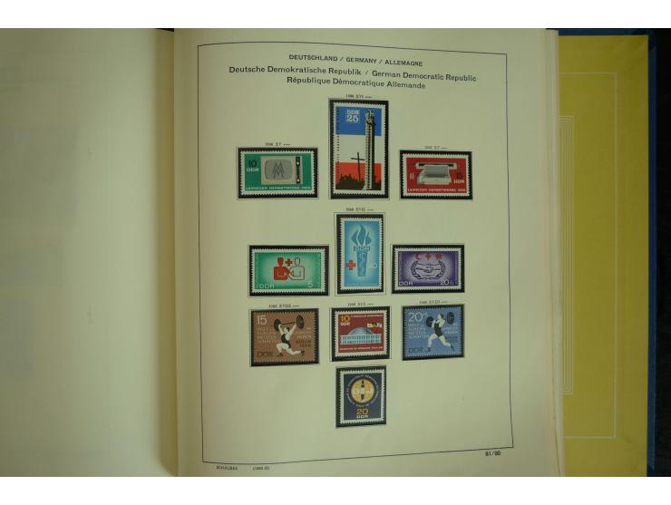 1945/2012, ungebrauchte/postfrische und gestempelte Sammlung, dabei Bizone mit besseren u.a. Mi.-Nr. 93I XG gestempelt mit Fo