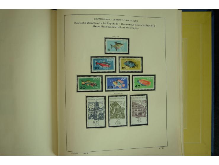 1945/2012, ungebrauchte/postfrische und gestempelte Sammlung, dabei Bizone mit besseren u.a. Mi.-Nr. 93I XG gestempelt mit Fo