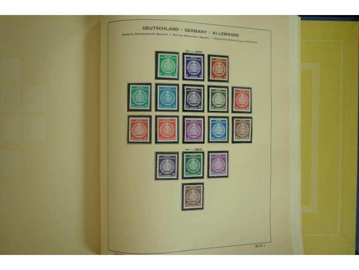 1945/2012, ungebrauchte/postfrische und gestempelte Sammlung, dabei Bizone mit besseren u.a. Mi.-Nr. 93I XG gestempelt mit Fo