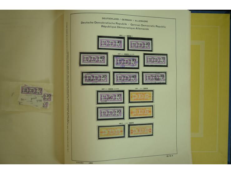 1945/2012, ungebrauchte/postfrische und gestempelte Sammlung, dabei Bizone mit besseren u.a. Mi.-Nr. 93I XG gestempelt mit Fo