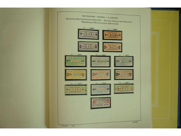 1945/2012, ungebrauchte/postfrische und gestempelte Sammlung, dabei Bizone mit besseren u.a. Mi.-Nr. 93I XG gestempelt mit Fo