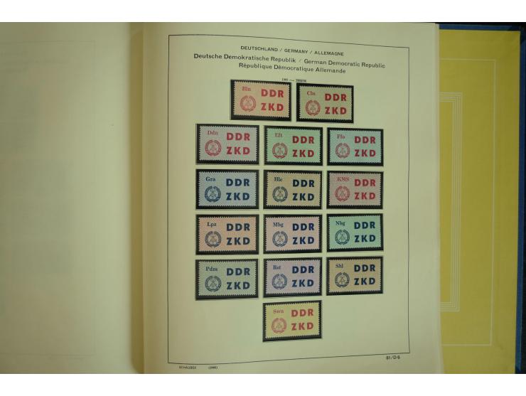 1945/2012, ungebrauchte/postfrische und gestempelte Sammlung, dabei Bizone mit besseren u.a. Mi.-Nr. 93I XG gestempelt mit Fo