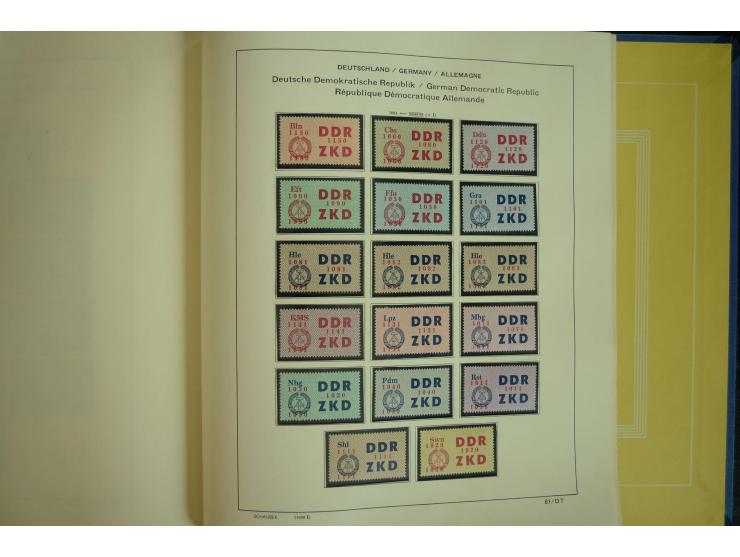 1945/2012, ungebrauchte/postfrische und gestempelte Sammlung, dabei Bizone mit besseren u.a. Mi.-Nr. 93I XG gestempelt mit Fo
