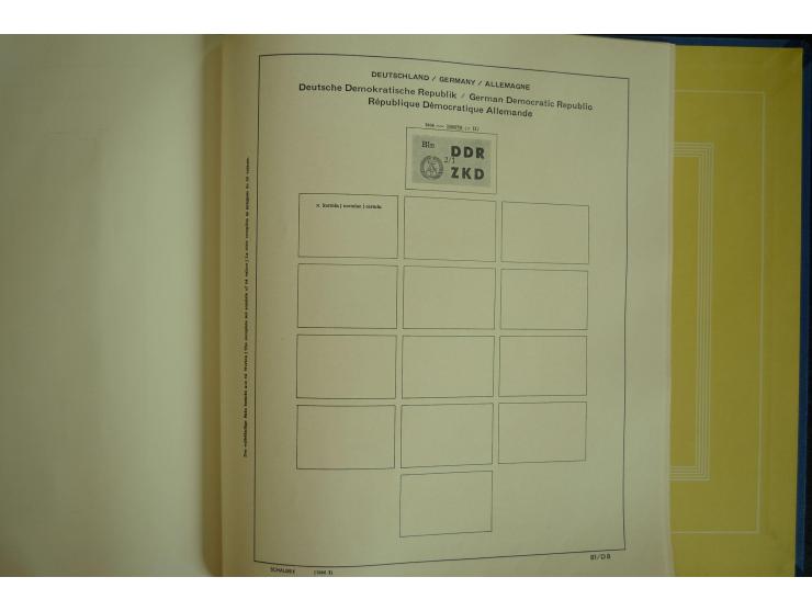 1945/2012, ungebrauchte/postfrische und gestempelte Sammlung, dabei Bizone mit besseren u.a. Mi.-Nr. 93I XG gestempelt mit Fo